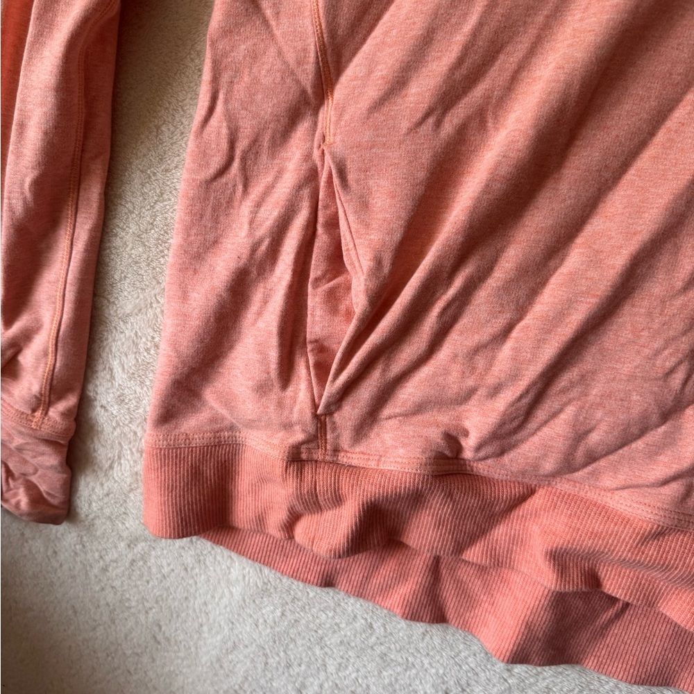 Lululemon Stress Less Hoodie Pockets Cowl Hood Lightweight Terry Stretch Top 8 - Picture 10 of 16